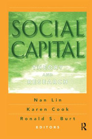 Social Capital (Theory and Research) by Karen Cook, 9781138532700