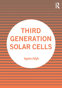 Third Generation Solar Cells by Agata Zdyb, 9781032052557