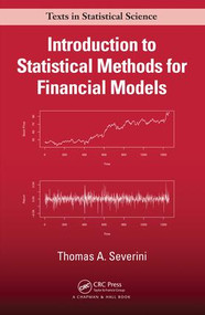 Introduction to Statistical Methods for Financial Models by Thomas A Severini, 9781138198371