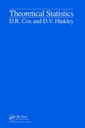 Theoretical Statistics by D.R. Cox, 9781138469600