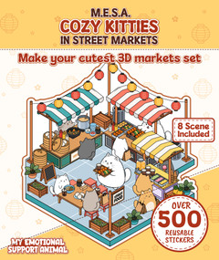Cozy Kitties in Street Markets: Mini Sticker Series (Over 500 Reusable Stickers) by M.E.S.A., 9781918775143