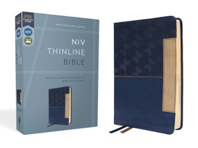 NIV, Thinline Bible, Leathersoft, Blue, Red Letter, Comfort Print by Zondervan, 9780310462064