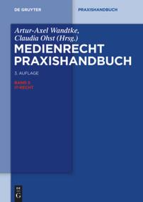 IT-Recht (German Edition) by Artur-Axel Wandtke, Claudia Ohst, Matthias Hartmann, Thomas Hoeren, Gregor Kutzschbach, Claudia Ohst, Jan Pohle, Jan Witzmann, 9783110313994