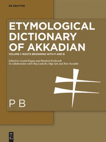 Roots beginning with p and b by Leonid Kogan, Manfred Krebernik, Oleg Linkohr, Rim Nurullin, Olga Sęk, 9781614513056