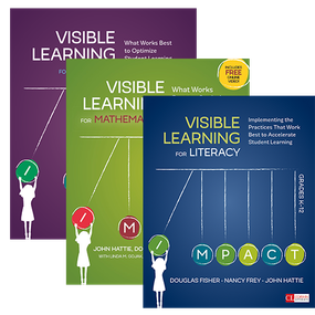 BUNDLE: Almarode: Visible Learning for Science + Hattie: Visible Learning for Mathematics + Fisher: Visible Learning for Literacy by John Taylor Almarode, John Hattie, Douglas Fisher, Nancy Frey, 9781544344522