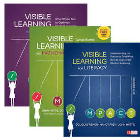 BUNDLE: Almarode: Visible Learning for Science + Hattie: Visible Learning for Mathematics + Fisher: Visible Learning for Literacy by John Taylor Almarode, John Hattie, Douglas Fisher, Nancy Frey, 9781544344522