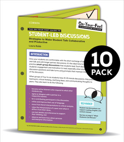 BUNDLE: Robb: The On-Your-Feet Guide to Student-Led Discussions: 10 Pack by Laura Robb, 9781544382906