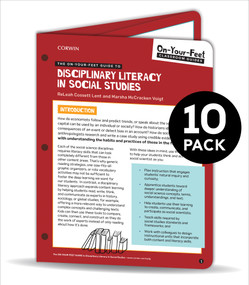 BUNDLE: Lent: The On-Your-Feet Guide to Disciplinary Literacy in Social Studies: 10 Pack by ReLeah Cossett Lent, Marsha McCracken Voigt, 9781544386225
