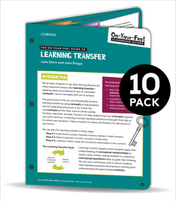 BUNDLE: Stern: The On-Your-Feet Guide to Learning Transfer 10 Pack by Julie Harris Stern, Julia Katherine Briggs, 9781544395425