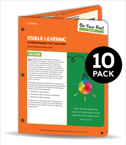 BUNDLE: Hattie: On-Your-Feet Guide: Visible Learning: 10 Mindframes for Teachers: 10 Pack by John Allan Hattie, Klaus Zierer, 9781071813812