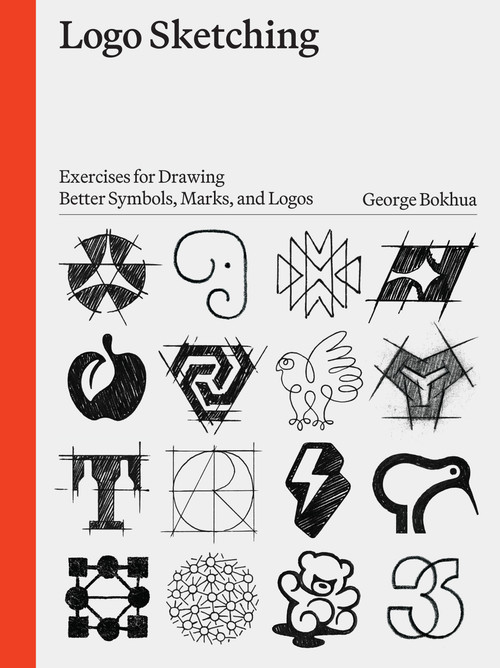 Logo Sketching (Exercises for Drawing Better Symbols, Marks, and Logos) by George Bokhua, 9798317904029