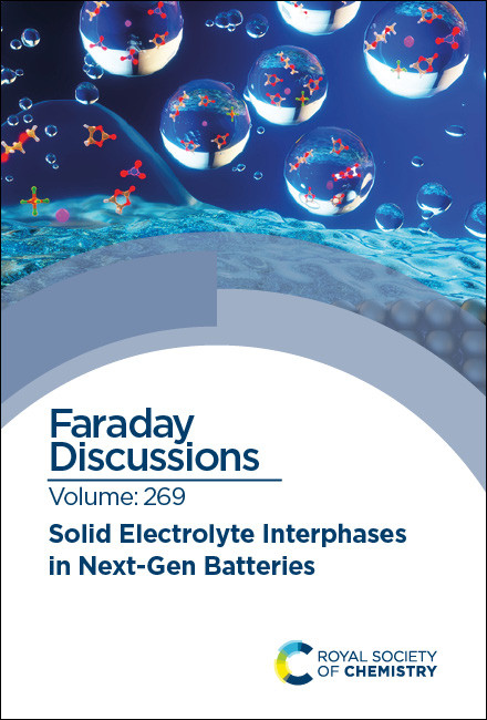 Solid Electrolyte Interphases in Next-Gen Batteries (Faraday Discussion) by Royal Society of Chemistry, 9781837073801