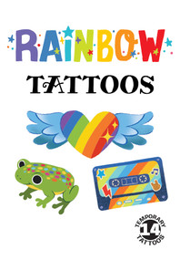 Rainbow Tattoos by Amber Maine, 9780486858548