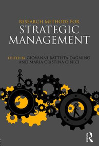 Research Methods for Strategic Management by Giovanni Battista Dagnino, Maria Cristina Cinici, 9780415506205