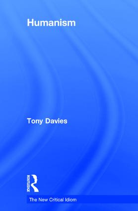 Humanism by Tony Davies, 9780415420648