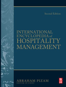 International Encyclopedia of Hospitality Management 2nd edition by Abraham Pizam, 9781856177146