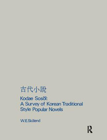Kodae Sosol by W. E. Skillend, 9781138405882