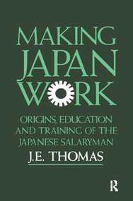 Making Japan Work by J.E. Thomas, 9781138405875