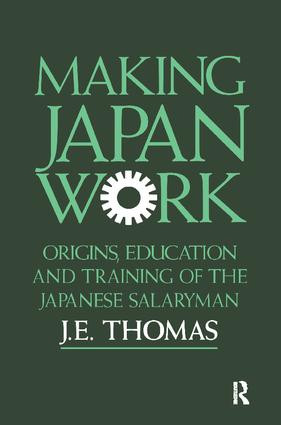 Making Japan Work by J.E. Thomas, 9781138405875