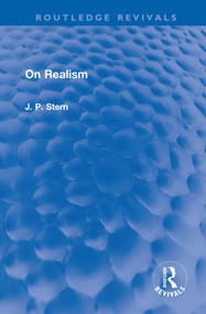 On Realism by J. P. Stern, 9780367721893