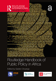 Routledge Handbook of Public Policy in Africa by Gedion Onyango, 9780367516215