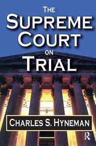 The Supreme Court on Trial by David Listokin, 9781138538993