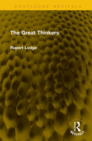 The Great Thinkers by Rupert Lodge, 9781041339731
