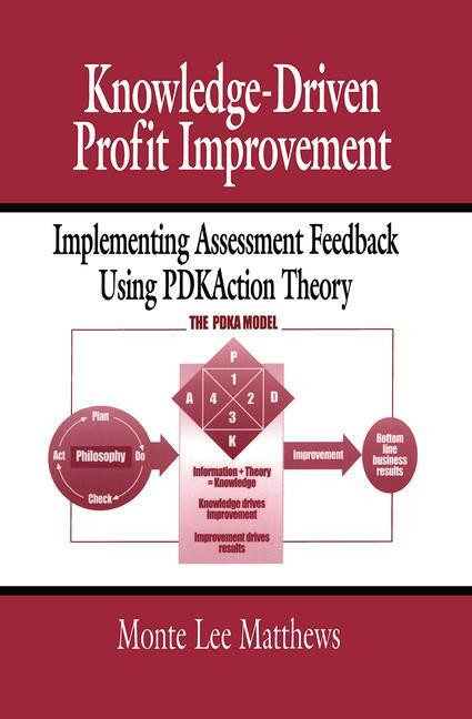 Knowledge-Driven Profit Improvement (Implementing Assessment Feedback Using PDKAction Theory) by Monte Lee Matthews, 9781138464506