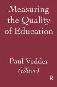 Measuring the Quality of Education by Paul Vedder, 9781138430747
