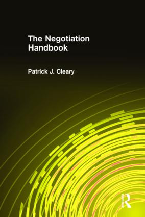 The Negotiation Handbook by Patrick J. Cleary, 9780765607201