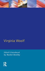 Virginia Woolf by Rachel Bowlby, 9781138163300