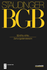 §§ 675c-676c ((Zahlungsdiensterecht)) (German Edition) by Sebastian Omlor, Volker Rieble, 9783805912860