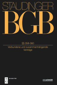 §§ 358-360 ((Verbundene und zusammenhängende Verträge)) (German Edition) by Carsten Herresthal, Manfred Löwisch, 9783805913324