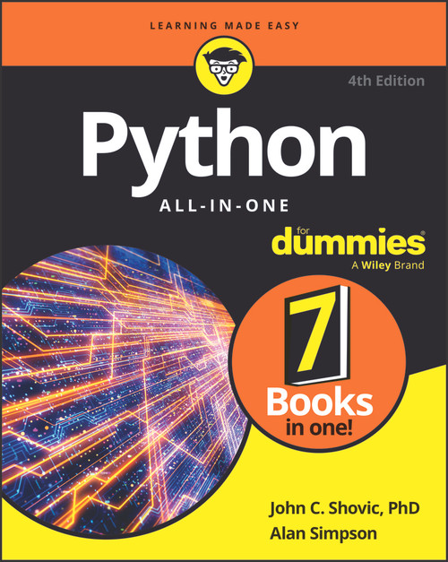 Python All-in-One For Dummies by John C. Shovic, Alan Simpson, 9781394483365