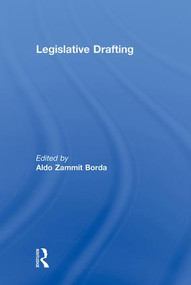 Legislative Drafting by Aldo Zammit Borda, 9780415597814
