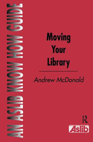 Moving Your Library by Andrew McDonald, 9781138439467