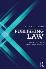 Publishing Law by Hugh Jones, Christopher Benson, 9781138803794