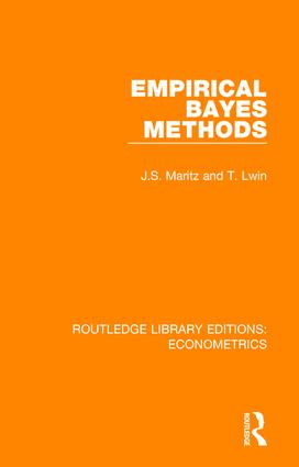 Empirical Bayes Methods by J. S. Maritz, T. Lwin, 9780815350286