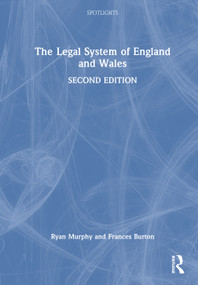 The Legal System of England and Wales by Ryan Murphy, Frances Burton, 9781032641812
