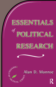 Essentials Of Political Research by Alan Monroe, 9780367315535