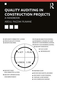 Quality Auditing in Construction Projects (A Handbook) by Abdul Razzak Rumane, 9780815385318