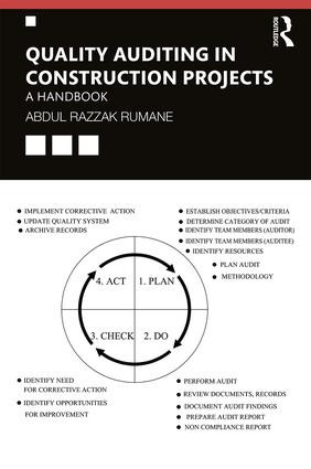 Quality Auditing in Construction Projects (A Handbook) by Abdul Razzak Rumane, 9780815385318