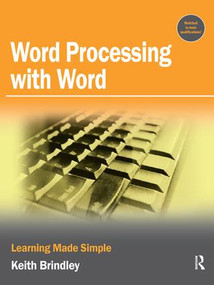 Word Processing with Word by Keith Brindley, 9781138436312