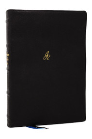 The Jonathan Edwards Study Bible: Experience Abiding Joy in Christ (NKJV, Black Genuine Leather, Red Letter, Comfort Print) by Dr. Matthew Everhard, Thomas Nelson, 9781400339600