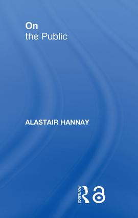 On the Public by Alastair Hannay, 9780415327923