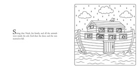 Noah's Ark (A Color-Your-Own Storybook) by Nur Helisah, 9781507228111