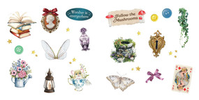 Whimsy Stickers (500+ Charming, Curious, and Wonder-Filled Stickers to Enchant Your Everyday Life) by Adams Media, 9781507228319