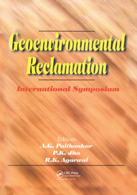 Geoenvironmental Reclamation by R.K. Agarwal, P.K. Jha, A.G. Paithankar, 9789058092199