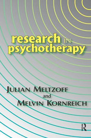 Research in Psychotherapy by Robin Fox, Melvin Kornreich, 9781138531925