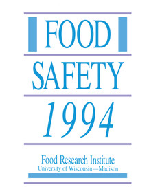 Food Safety 1994 by 0 Food Research Institute,, 9780824792909